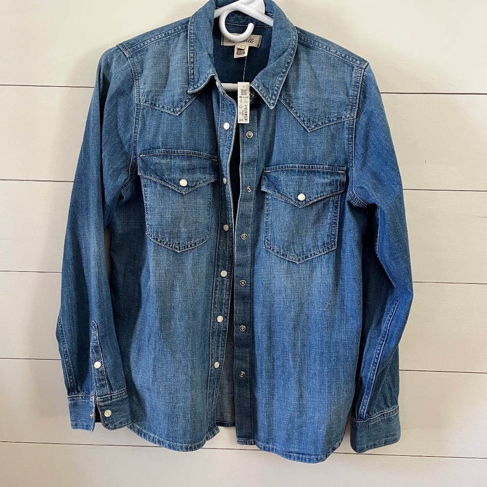 Madewell denim shirt